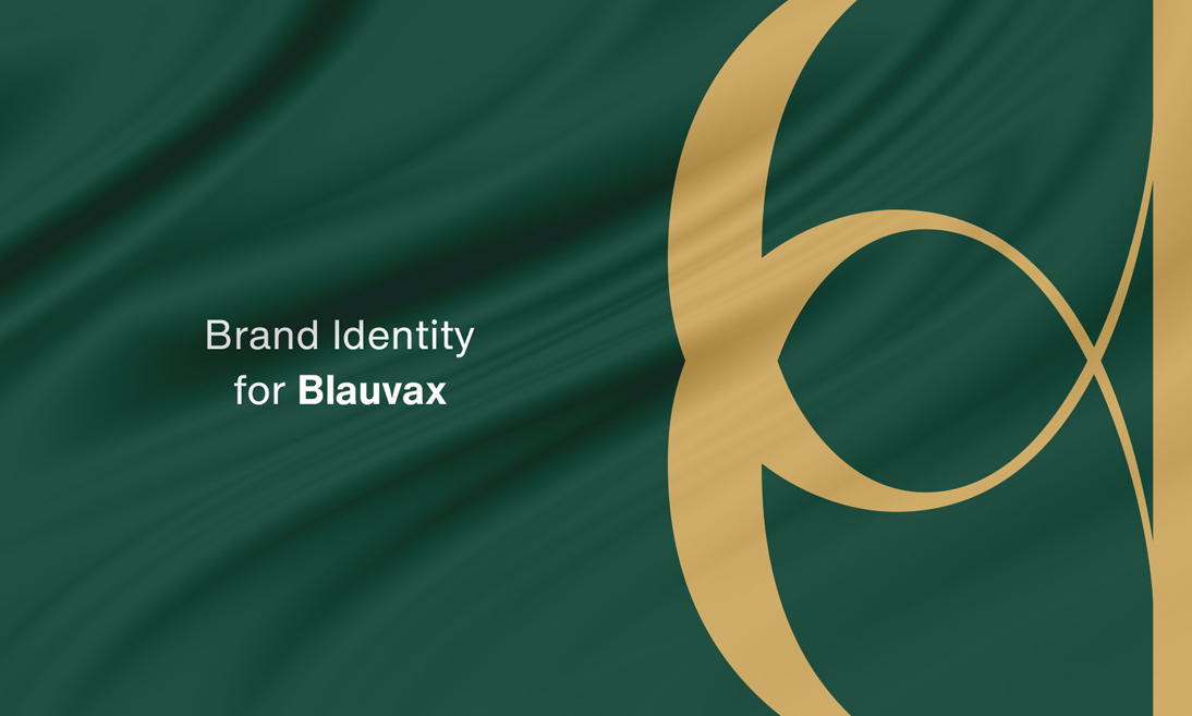Blauvax Monogram Identity